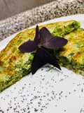 Tortilla de lechuga con amapolas