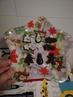 Una foto de Bombones de chocolate negro