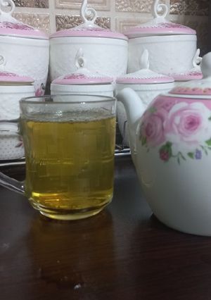 عکسی از دستور دمنوش چای سبز و کرفس و زیره