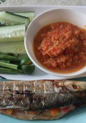 Foto resep Bandeng Bakar Isi Pedas