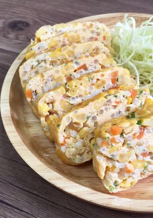 日式晶米繽紛蛋捲 的食譜成品照片