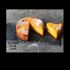 A picture of Mini Pear Almond Cake.