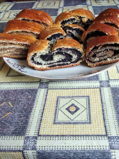 35. Mákos, diós és kakaós kalács recept fotója