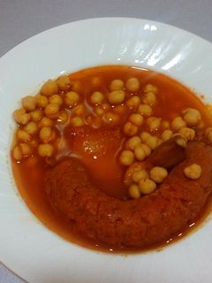 Una foto de Potaje de garbanzos andaluz