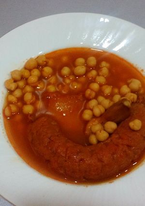 Una foto de Potaje de garbanzos andaluz