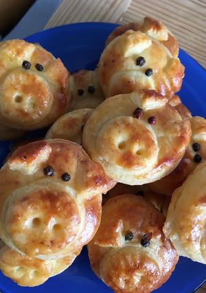 Szilveszteri malacpofik recept fotója