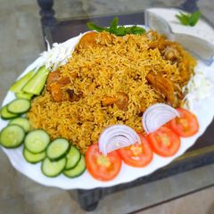 A picture of Chicken Pulao.