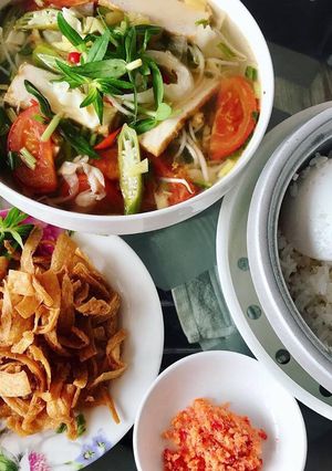 Hình của món Canh chua chay.