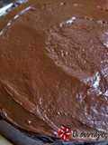 Κέικ με επικάλυψη σοκολάτας γκανάς (Ganache)