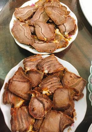 Hình của món Bắp bò kho mật mía.