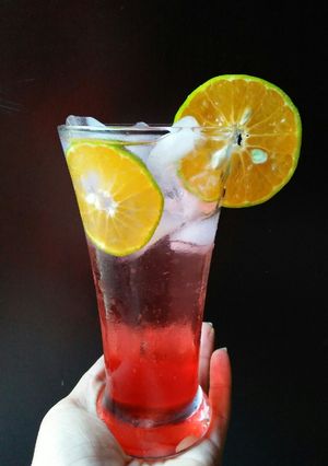 Hình của món Soda dâu.