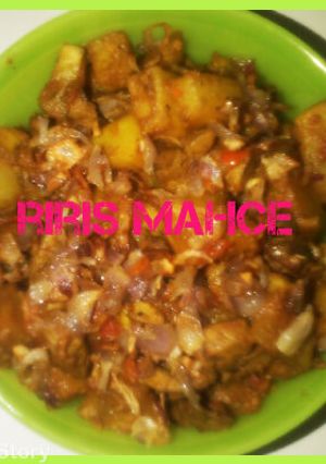 Foto resep Kari kentang & ati ampela kering ala mahce