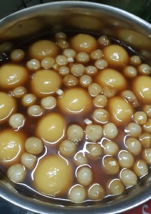 Hình của món Chè trôi nước nhân đậu xanh.