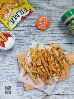 Foto resep Baked Sweet Potato Fries