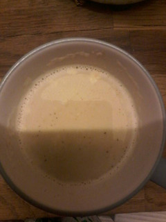 A picture of Delicious creamy coffee.
