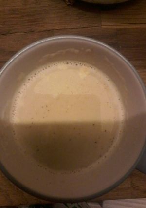 A picture of Delicious creamy coffee.