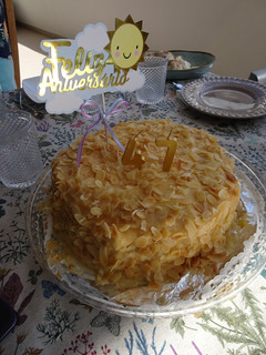 Foto de Bolo fécula de batata com amêndoa laminada torrada (o meu bolo de aniversário)