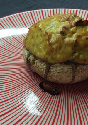 Une photo de Champignon farci au Poulet