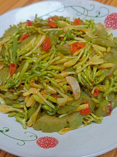 Foto resep Tumis Bunga Pepaya dan Pare