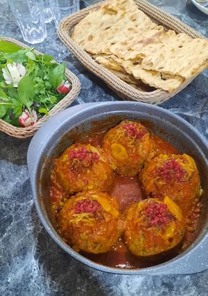 عکسی از دستور کوفته تبریزی