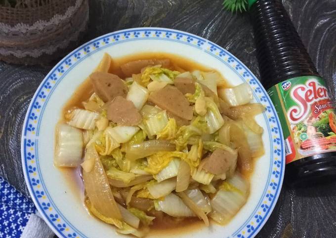 Yuk intip, Bagaimana cara memasak Sawi Putih Bakso ala Dapur Kobe yang sedap
