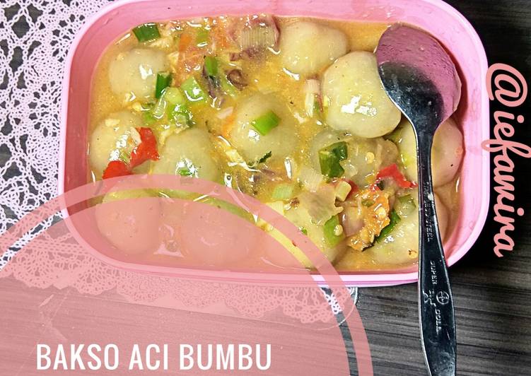 Bakso aci pedas no MSG