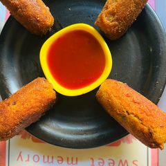 A picture of Eid Special Vegetable Roll.