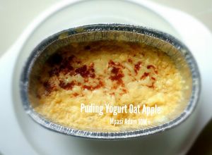 Foto resep [MPASI 10M+] Puding Yogurt Oat Apel