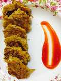 Leftover chole tikki