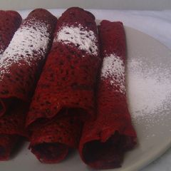 A picture of Red Velvet Crepes.