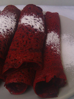 A picture of Red Velvet Crepes.
