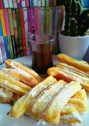 Foto resep Churros simple dan Saos Coklat