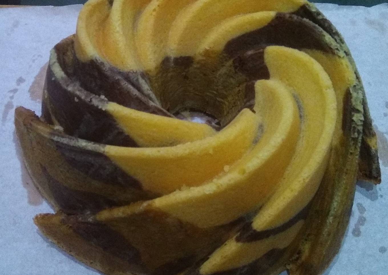 Bolu 3 rasa vanila coklat moca