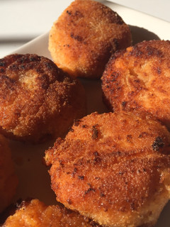 Una foto de Tortitas de sobrasada