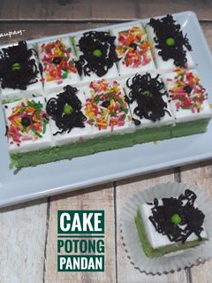 Foto resep Cake Potong Pandan Lembut