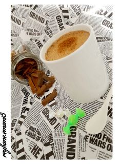 عکسی از دستور شیرعسل دارچین