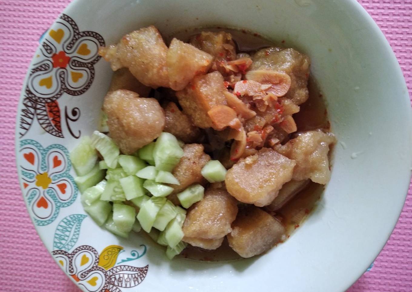 Cuko pempek tanpa asam jawa