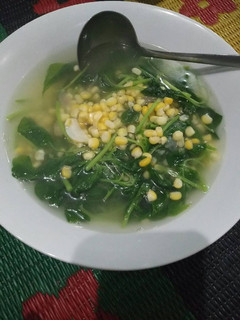 Foto resep Sayur Bayam Jagung Manis#BikinRamadanBerkesan