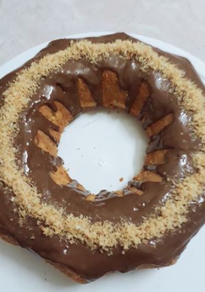 صورة لوصفة كيك بجوز الهند سريع ولذيذ 😋😋