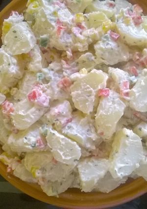 A picture of Potato salad.
