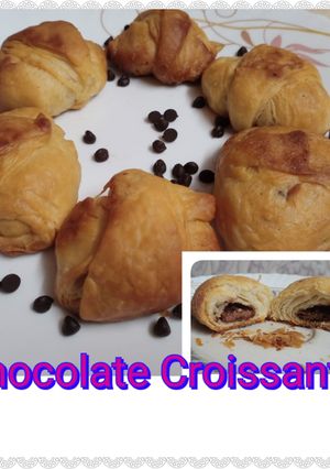 A picture of Chocolate Croissants (without Oven).