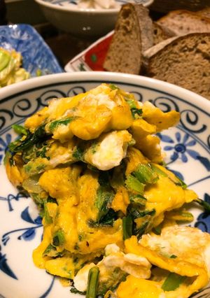 韭菜炒蛋 的食譜成品照片