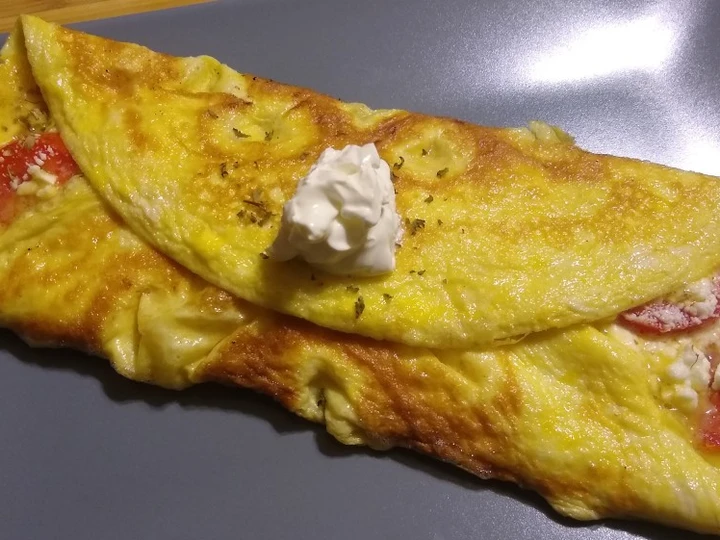 Easy Way Prepare Tomato & Feta Omelette the Can Spoil the Tongue Tasty