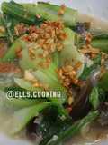 Pakchoy Tumis Telur Pitan