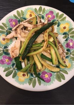 Foto di Tagliata di pollo con verdure