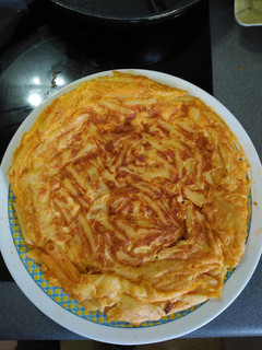 Una foto de Tortilla de macarrones