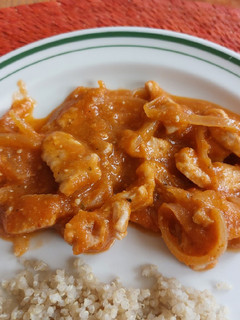 Una foto de Bisteces de puerco en salsa de jitomate