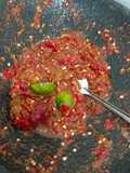 Sambal dadak |sambal Terasi mentah seger