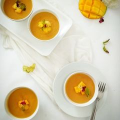 A picture of Sugar Free Mango Custard.