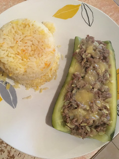 Una foto de Zapallo italiano relleno